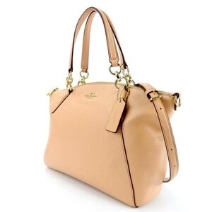 NWOT Coach Pebbled Leather Handbag